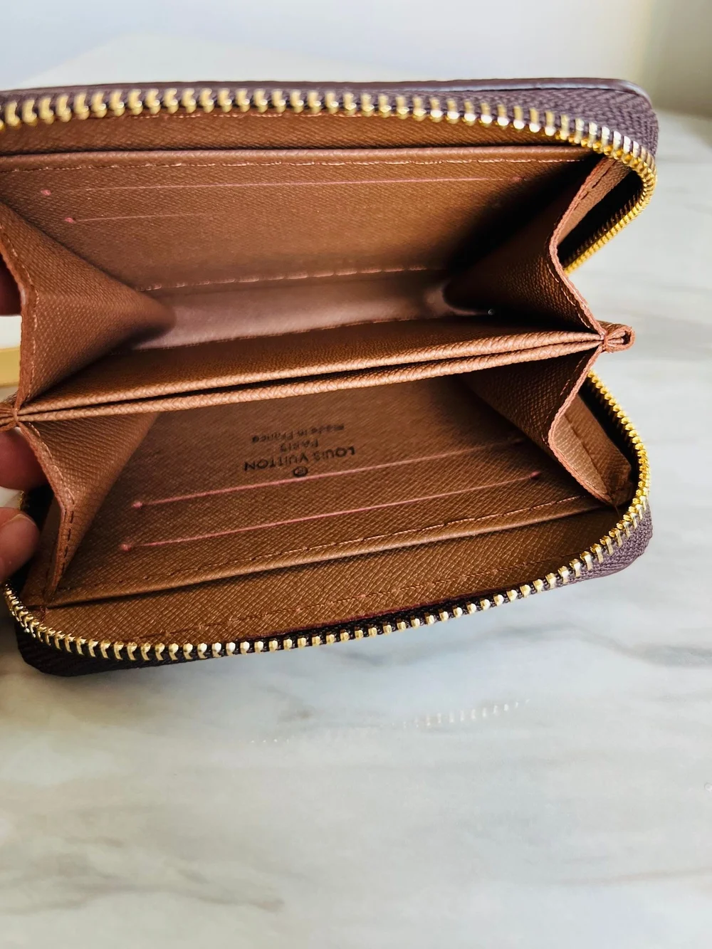 Louis Vuitton compact brown